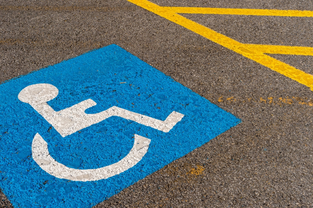 Photo of ADA parking space